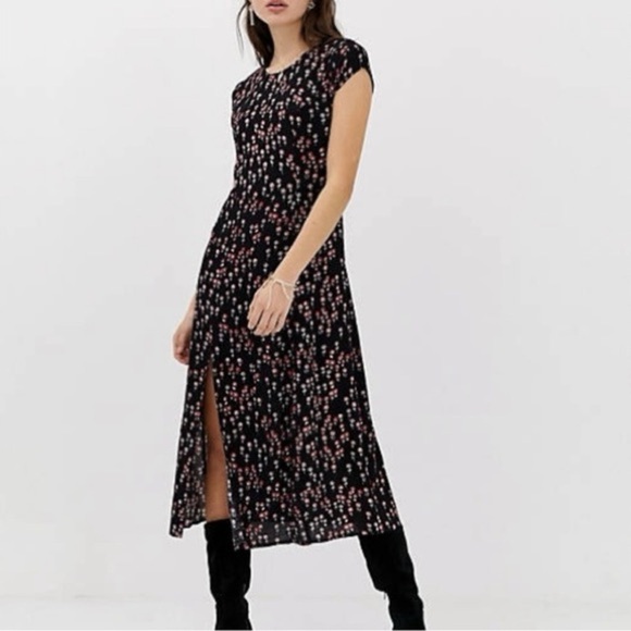 Free People Dresses & Skirts - Free People-Corrie midi floral dress-size 0 new without tags
